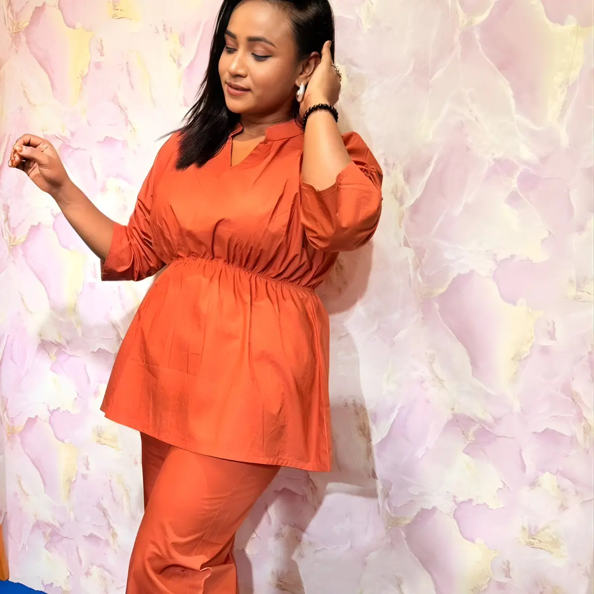Comfortable fit of 2pic Co-ord set pant